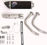 Komplette Auspuffanlage Mit Geräuschzulassung Relevance Carbon Carbon Cap - Termignoni Kompatibel Mit Kawasaki Er-6 N (2012-2016)