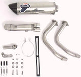 Komplette Auspuffanlage Mit Geräuschzulassung Relevance Edelstahl - Termignoni Kompatibel Mit Kawasaki Er-6 N (2012-2016)