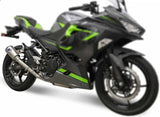 Auspuffendrohr Ohne Geräuschzulassung Gp2R-Rht Titan Aluminium Cap - Termignoni Kompatibel Mit Kawasaki Ninja 400 (2018-2020)