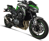 Auspuffendrohr Ohne Geräuschzulassung Gp2R-Rht Titan Aluminium Cap - Termignoni Kompatibel Mit Kawasaki Z 900 (2017-2020)