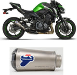 Auspuffendrohr Ohne Geräuschzulassung Gp2R-Rht Titan Aluminium Cap - Termignoni Kompatibel Mit Kawasaki Z 900 (2017-2020)