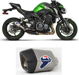 Auspuffendrohr Ohne Geräuschzulassung Relevance D70 Titan Carbon Cap - Termignoni Kompatibel Mit Kawasaki Z 900 (2017-2020)