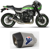 Auspuffendrohr Ohne Geräuschzulassung Relevance D70 Titan Carbon Cap - Termignoni Kompatibel Mit Kawasaki Z 900 Rs (2018-2020)