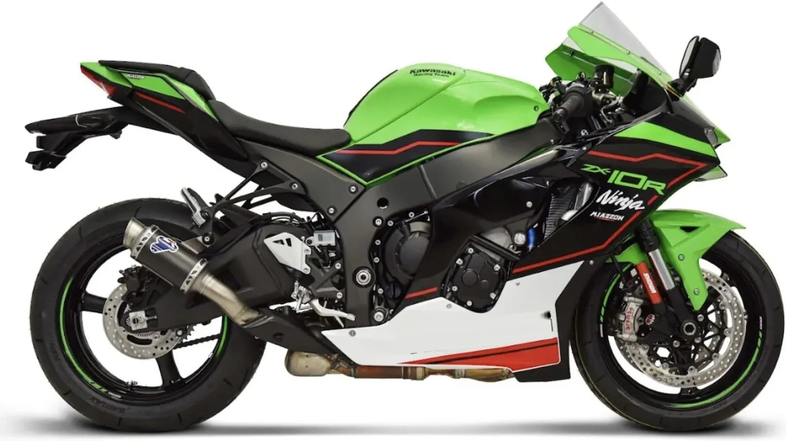 Auspuffendrohr Ohne Geräuschzulassung Gp Carbon - Termignoni Kompatibel Mit Kawasaki Zx 10R - Rr (2020-2023)