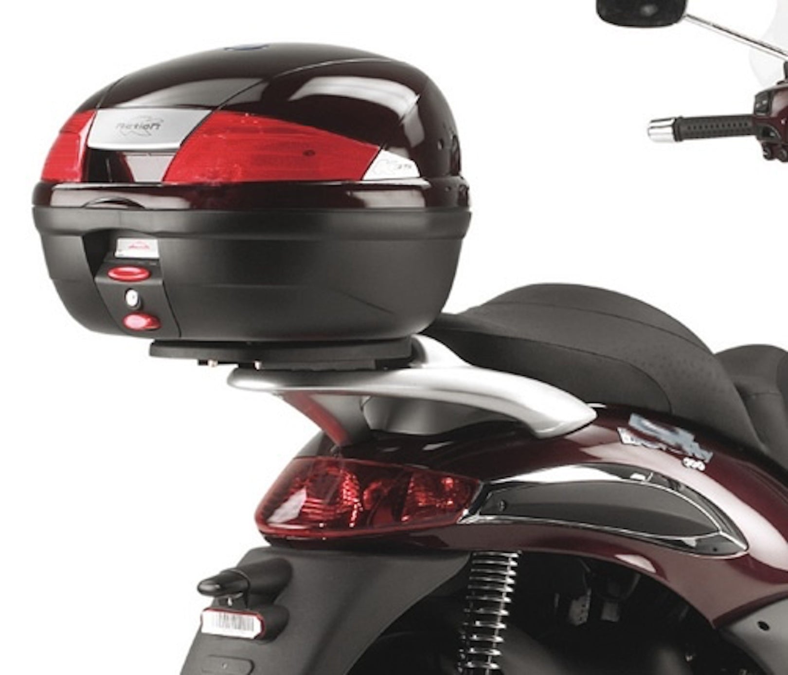 Top Case K29Nt 29 Lt + Rear-Rack Monolock - Kappa Moto Compatible With Piaggio Beverly 125 - 200 (2004)