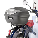 Koffer K30N 30 Lt + Trager Monolock - Kappa Moto Kompatibel Mit Honda Super Cub C125 (2018-2021)