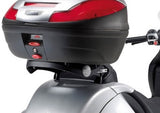 Top Case K29Nt 29 Lt + Folding Rear-Rack Monolock - Kappa Moto Compatible With Piaggio Mp3 300 Sport (2012-2014)