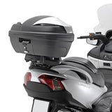 Top Case K30Nt 30 Lt + Rear-Rack Monolock - Kappa Moto Compatible With Suzuki 650 Burgman Executive (2014-2020)