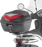 Top Case K30N 30 Lt + Rear-Rack Monolock - Kappa Moto Compatible With Piaggio Liberty 50 - 125 (2002-2008)