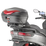 Top Case Kgr52 Garda 52 Lt + Rear-Rack Monokey - Kappa Moto Compatible With Piaggio Mp3 350 - 500 Sport (2018-2021)