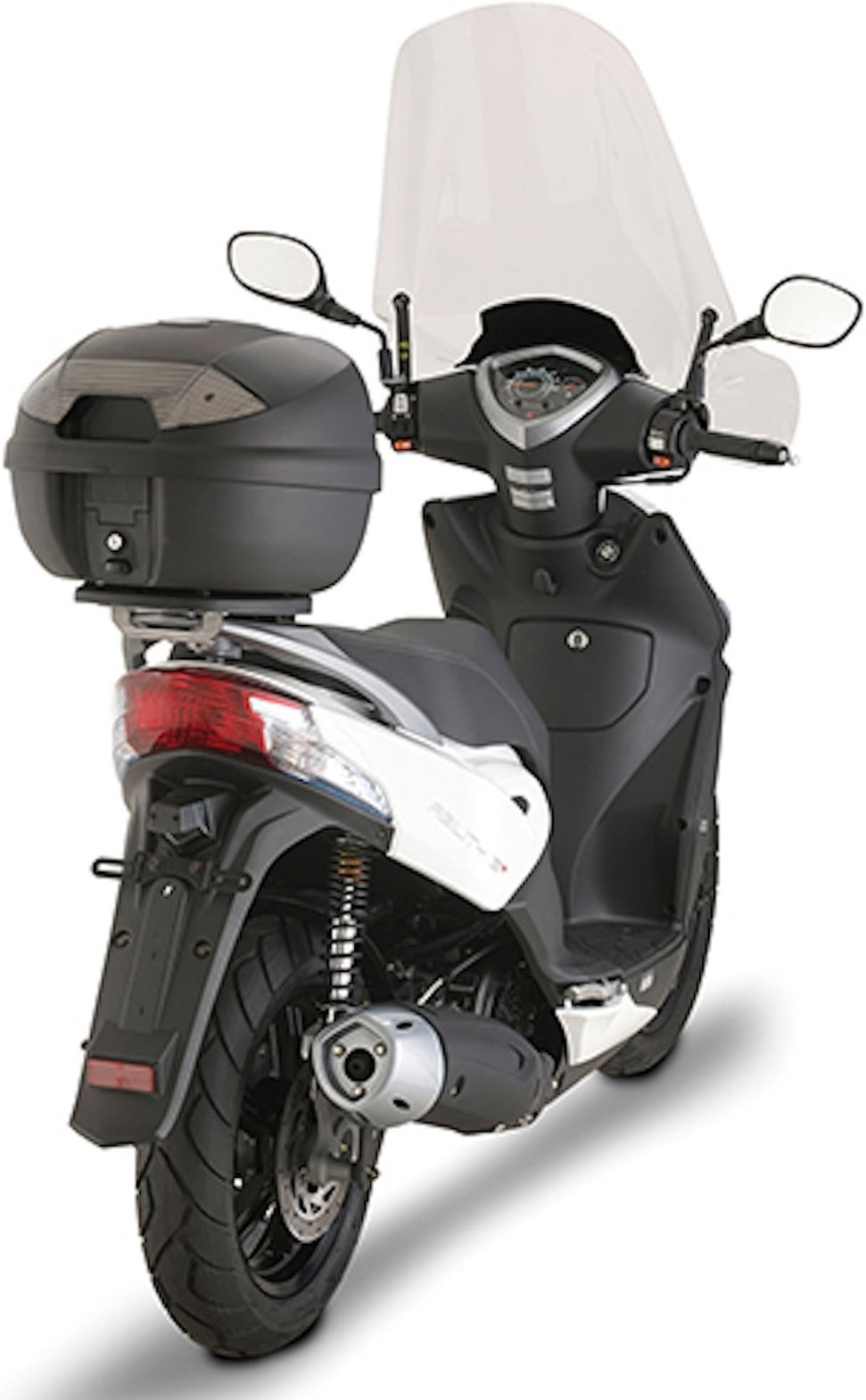 Top Case K47Nt Manta 47 Lt + Rear-Rack Monolock - Kappa Moto Compatible With Kymco Agility 150 - 200 R16 (2014-2020)