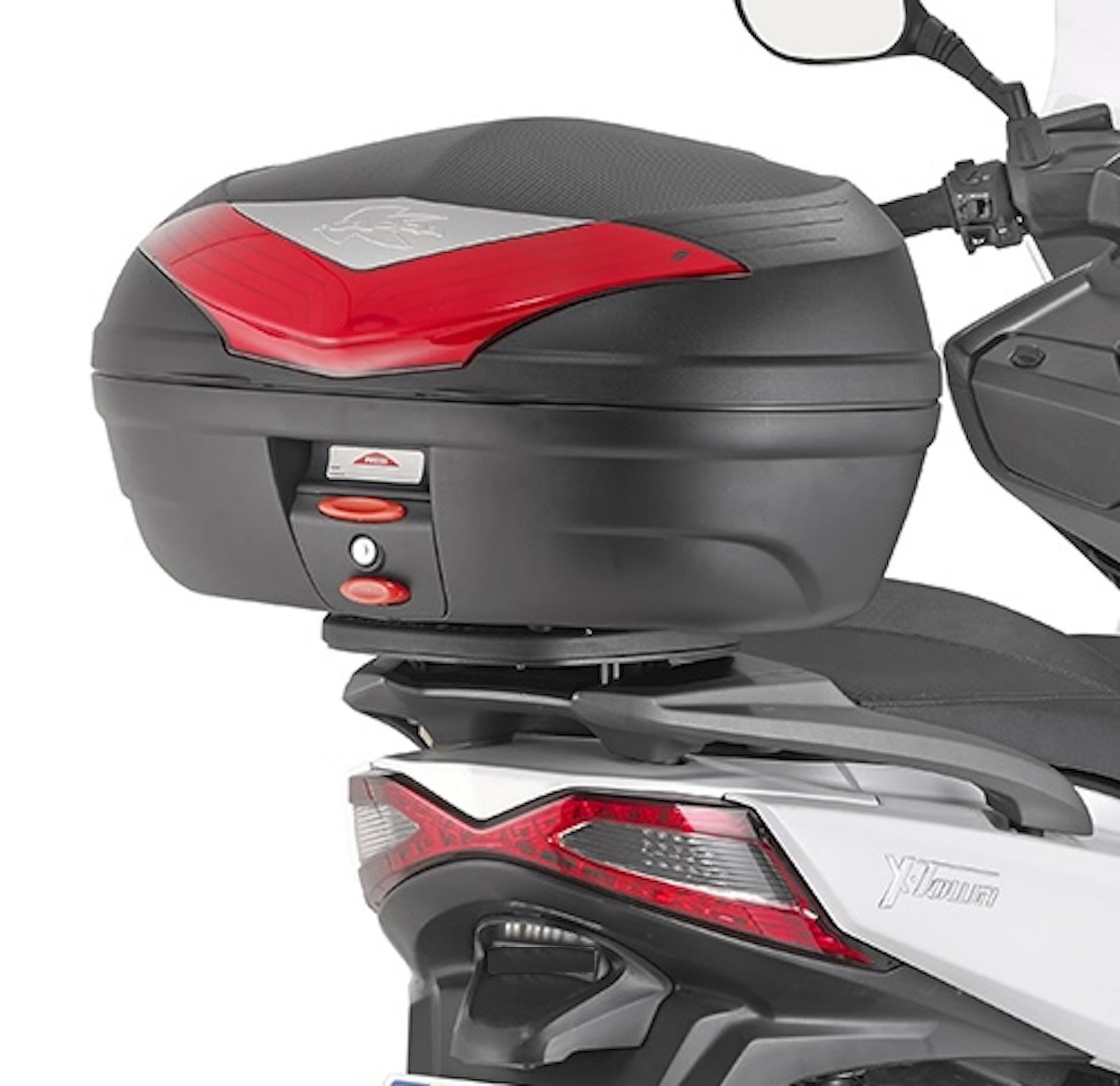 Top Case K30N 30 Lt + Rear-Rack Monolock - Kappa Moto Compatible With Kymco Xtown 125 - 300 (2016-2023)