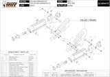 Doppelauspuffanlage Mit Katalysator Und Geräuschzulassung Suono Edelstahl Carbon - Mivv Kompatibel Mit Ktm 950 Supermoto R (2005-2006)