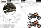 Nicht Katalysiertes Verbindungsrohr - Mivv Kompatibel Mit Ktm 125 Duke (2017-2020)