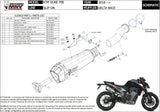 Auspuffendstück Mit Geräuschzulassung Delta Race Edelstahl Carbon - Mivv Kompatibel Mit Ktm 790 Duke (2018-2020)
