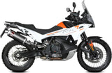 Auspuffendstück Mit Geräuschzulassung Dakar Stahl Schwarz - Mivv Kompatibel Mit Ktm 790 Adventure - R (2021-2024)