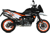 Auspuffendstück Mit Geräuschzulassung Oval Stahl Schwarz Carbon - Mivv Kompatibel Mit Ktm 890 Smt (2023-2024)