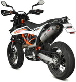 Auspuffendstück Ohne Katalysator Und Ohne Geräuschzulassung Oval Titan Carbon - Mivv Kompatibel Mit Ktm 690 Smc R (2020-2024)