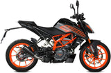 Auspuffendstück Mit Geräuschzulassung X-M1 Stahl Schwarz - Mivv Kompatibel Mit Ktm 125 Duke (2021-2023)