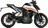 Komplette Auspuffanlage Ohne Katalysator Und Ohne Geräuschzulassung Mk3 Stahl Schwarz - Mivv Kompatibel Mit Ktm 390 Duke (2021-2023)