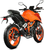 Auspuffendstück Ohne Katalysator Und Ohne Geräuschzulassung Mk3 Stahl Schwarz - Mivv Kompatibel Mit Ktm 125 Duke (2024)