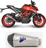Auspuffendrohr Ohne Geräuschzulassung Relevance Titan Carbon Cap - Termignoni Kompatibel Mit Ktm 390 Duke (2017-2019)