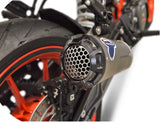 Auspuffendrohr Ohne Geräuschzulassung Gp2R-Rht Titan Aluminium Cap - Termignoni Kompatibel Mit Ktm 390 Duke (2017-2019)