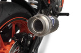 Auspuffendrohr Ohne Geräuschzulassung Gp Carbon - Termignoni Kompatibel Mit Ktm 390 Duke (2017-2019)