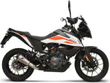 Auspuffendrohr Ohne Geräuschzulassung Relevance Titan Carbon Cap - Termignoni Kompatibel Mit Ktm 390 Adventure (2020-2021)