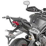 Top Case K30N 30 Lt + Rear-Rack Monolock - Kappa Moto Compatible With Triumph Street Triple 765 (2017-2019)