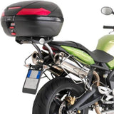 Top Case K29Nt 29 Lt + Rear-Rack Monolock - Kappa Moto Compatible With Triumph Street Triple 675 (2007-2012)