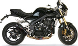 Auspuffendstück Mit Geräuschzulassung Furore Alu Schwarz - Gpr Kompatibel Mit Triumph Speed Triple 1050 (2005-2006)