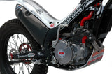 Komplette Auspuffanlage Ohne Katalysator Und Ohne Geräuschzulassung Carbon T Carbon Cap - Termignoni Kompatibel Mit Montesa 4 Ride