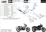 Doppelauspuffanlage Ohne Katalysator Mit Geräuschzulassung Ghibli Stahl Schwarz - Mivv Kompatibel Mit Moto Guzzi V7 Classic (2008-2016)