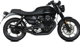 Doppelauspuffanlage Ohne Katalysator Mit Geräuschzulassung Hr-1 Stahl Schwarz - Mivv Kompatibel Mit Moto Guzzi V7 Stone (2021-2024)