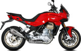 Auspuffendstück Mit Geräuschzulassung Delta Race Edelstahl Carbon - Mivv Kompatibel Mit Moto Guzzi V 100 Mandello 1000 (2022-2024)