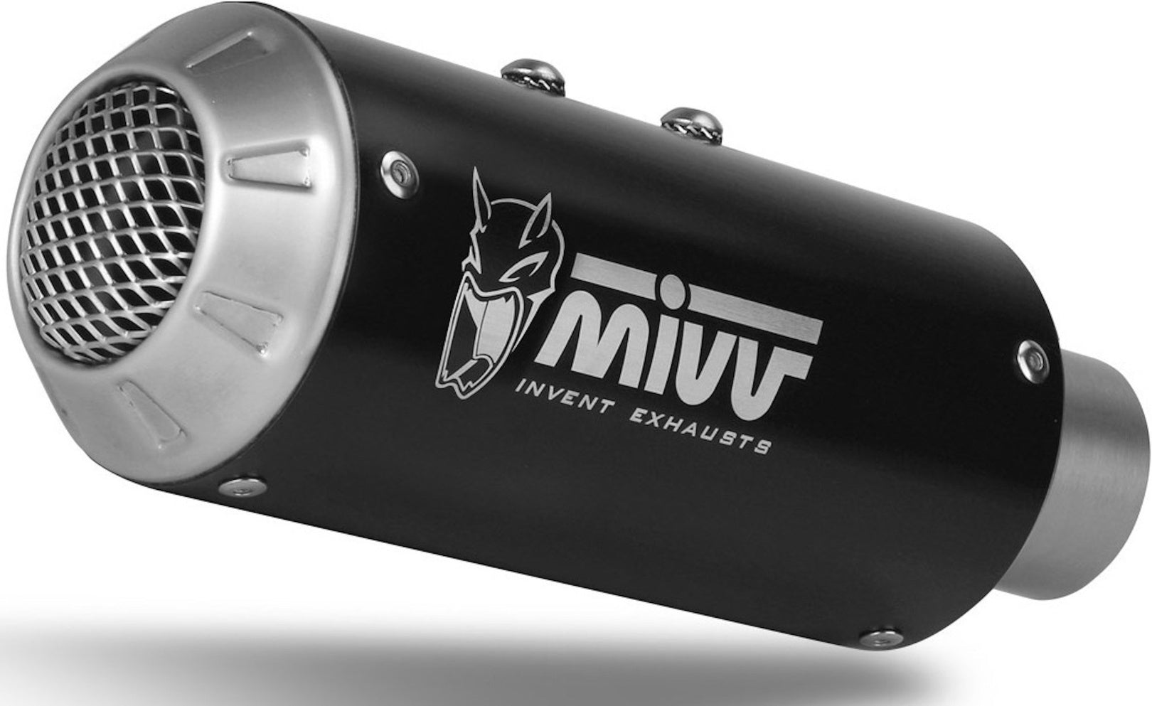 Uncatalysed Exhaust System Without Sound Certification Mk3 Steel Black - Mivv Compatible With Kawasaki Z 400 (2019-2023)