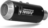 Complete Exhaust System Without Catalytic Converter And Without Sound Certification Mk3 Steel Black - Mivv Compatible With Yamaha Yzf-R25 (2015-2024)