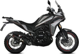 Auspuffendstück Ohne Katalysator Und Mit Geräuschzulassung Dakar Stahl Schwarz - Mivv Kompatibel Mit Moto Morini X-Cape 649 (2021-2024)