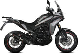 Auspuffendstück Mit Geräuschzulassung Dakar Stahl Schwarz - Mivv Kompatibel Mit Moto Morini X-Cape 649 (2021-2024)