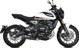 Auspuffendstück Ohne Katalysator Und Ohne Geräuschzulassung Oval Stahl Schwarz Carbon - Mivv Kompatibel Mit Moto Morini Seiemmezzo Scr 650 (2022-2024)