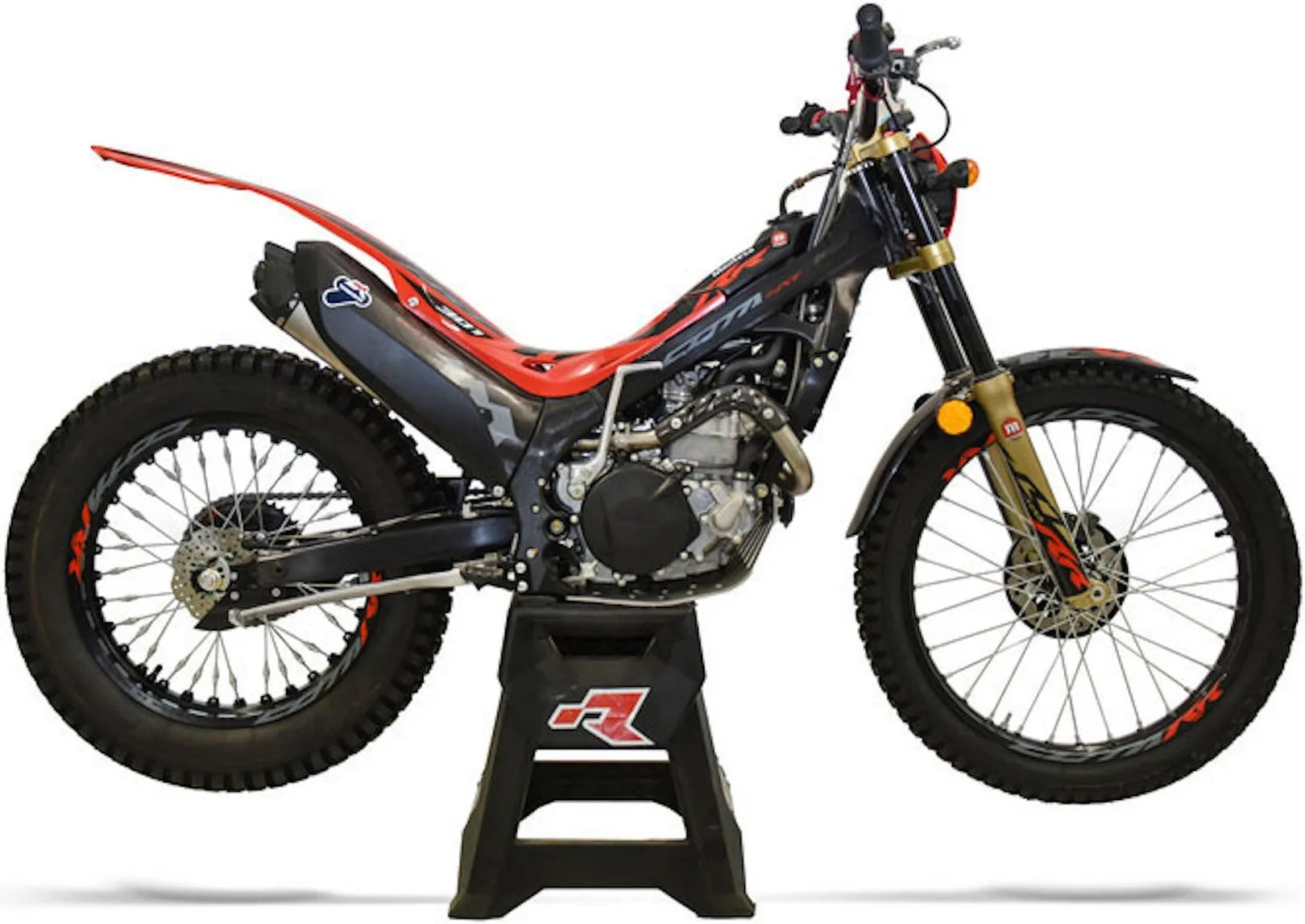 Komplette Auspuffanlage Ohne Geräuschzulassung Full Titan - Termignoni Kompatibel Mit Montesa Cota 301 Rr