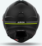 Klapphelm Für Motorrad Airoh Mathisse Ii - Mth2G31 Thermoplastic Hrt Mattgelb Genius Grösse Xxxl