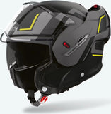 Klapphelm Für Motorrad Airoh Mathisse Ii - Mth2G31 Thermoplastic Hrt Mattgelb Genius Grösse Xxxl