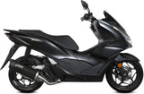 Komplette Abgasanlage Mit Katalysator Und Geräuschzulassung Mover Stahl Schwarz - Mivv Kompatibel Mit Honda Pcx 125 (2021-2024)