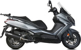 Katalysiertes Auspuffendstück Mit Geräuschzulassung Mover Stahl Schwarz - Mivv Kompatibel Mit Kymco Downtown 350 (2016-2020)