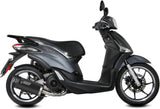 Komplette Abgasanlage Mit Katalysator Und Geräuschzulassung Mover Stahl Schwarz - Mivv Kompatibel Mit Piaggio Liberty 125 (2019-2024)