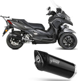 Katalysiertes Auspuffendstück Mit Geräuschzulassung Mover Stahl Schwarz - Mivv Kompatibel Mit Yamaha Tricity 300 (2021-2024)