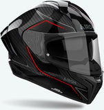 Integralhelm Für Motorrad Airoh Matryx - Mxcs99 Full Carbon 6K Gloss Carbon Stylish Grösse Xxl