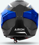 Integralhelm Für Motorrad Airoh Matryx - Mxw18 Composite Carbon Glanzblau Wide Grösse S